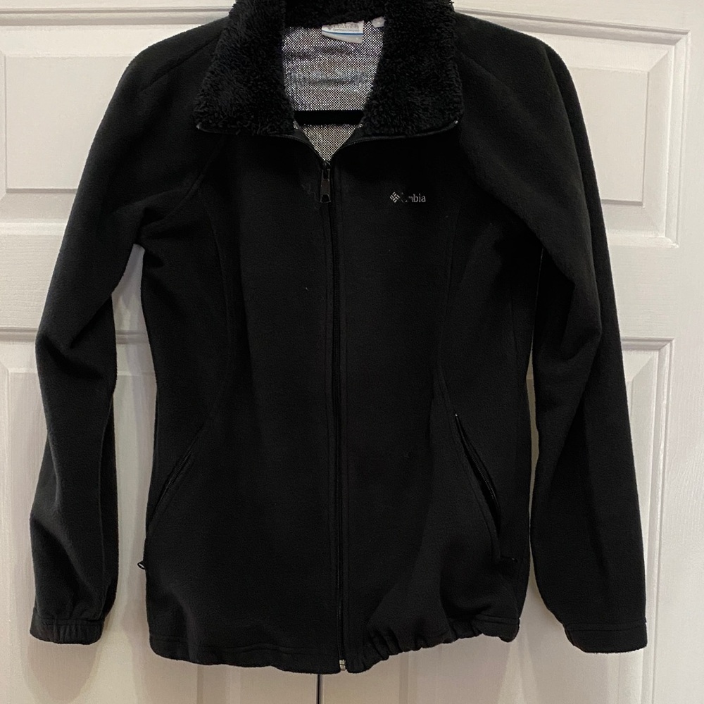 Columbia Black Full-Zip Fleece Jacket